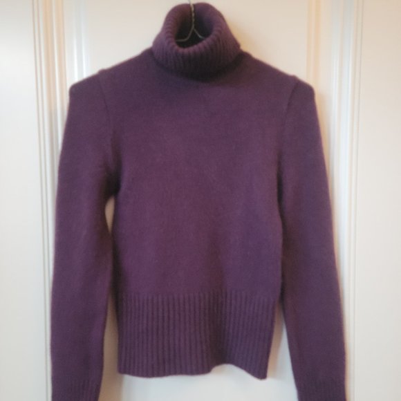 Divided Lambswool/Angora Blend Turtleneck Sweater - Picture 1 of 9